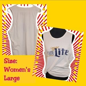Miller Lite muscle shirt unisex